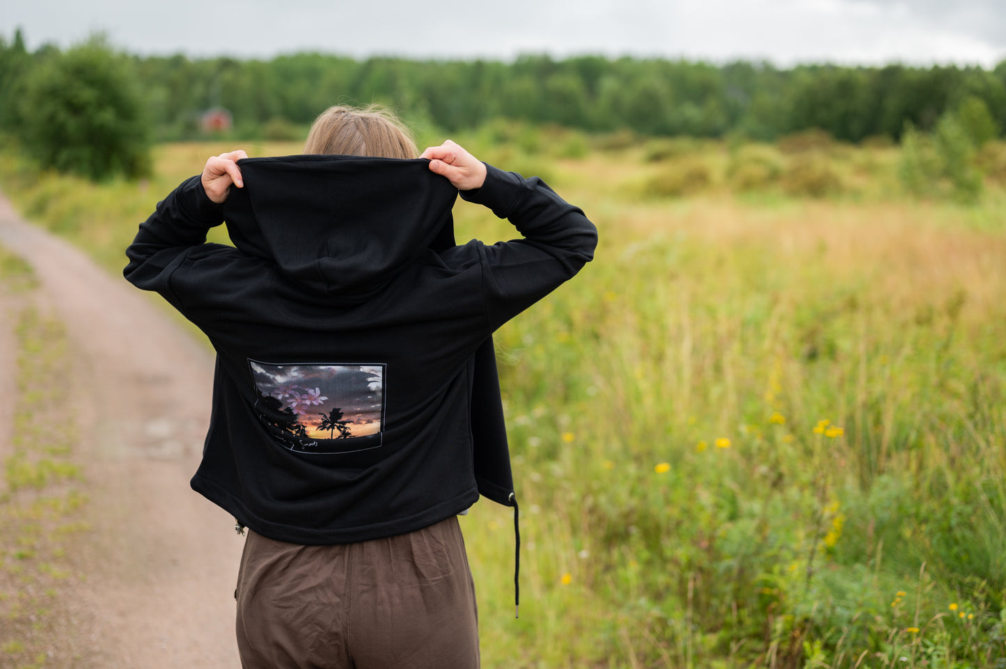 Sunset Full-zipper hoodie