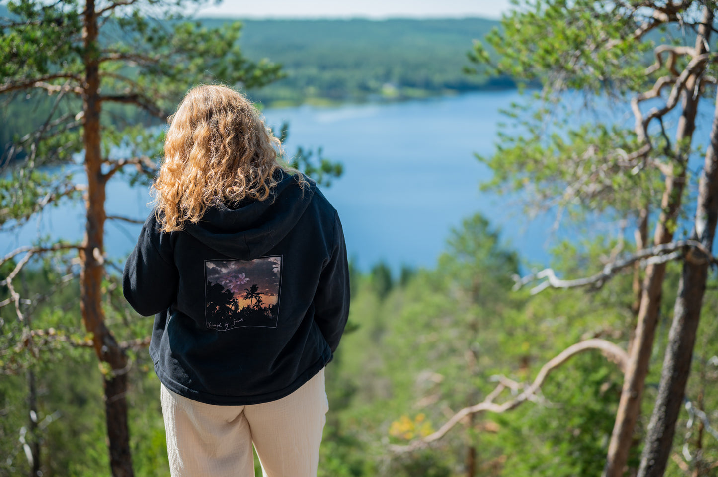 Sunset Full-zipper hoodie