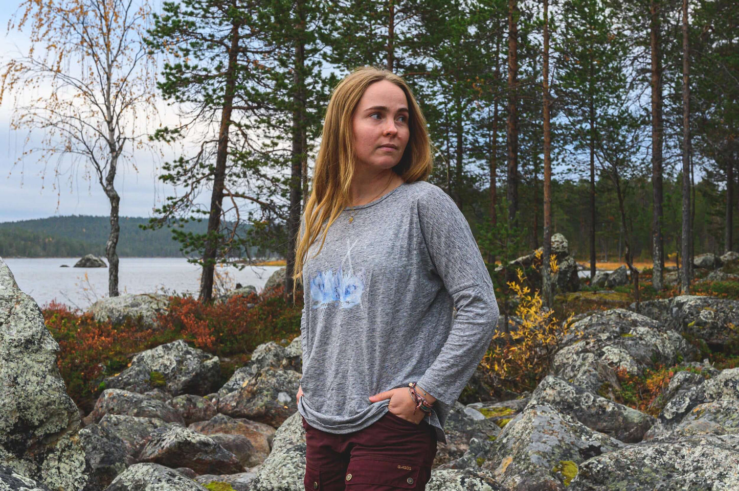 Arctic pitkähihainen, Arctic Long Sleeve, VALOTUS, ekologista muotia, eco fashion, slow fashion, sustainable fashion, ekomuoti, sustainable clothing brand, hidas muoti